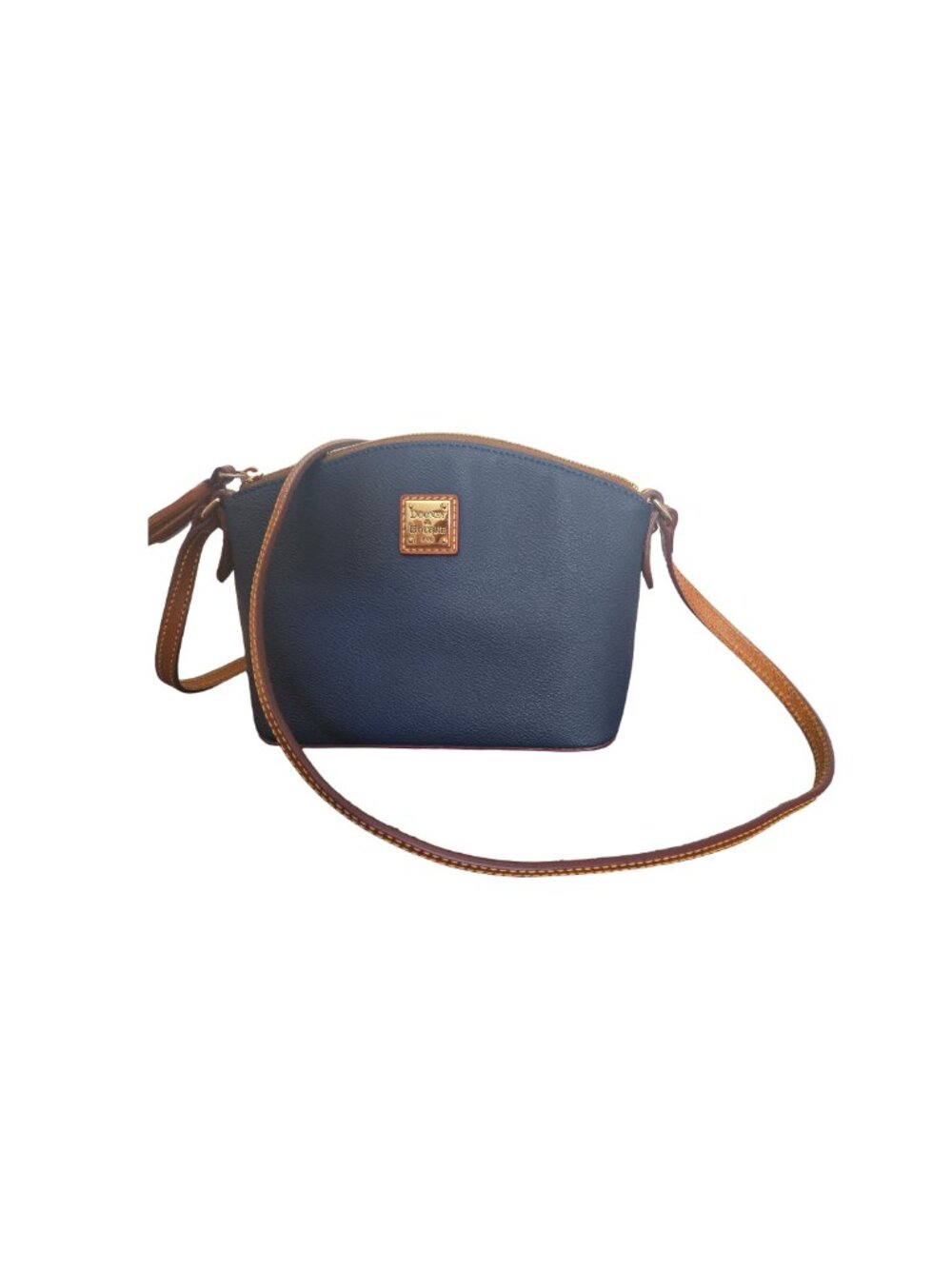 Dooney & Bourke Mini Pebble Grain Penny Crossbody - Navy